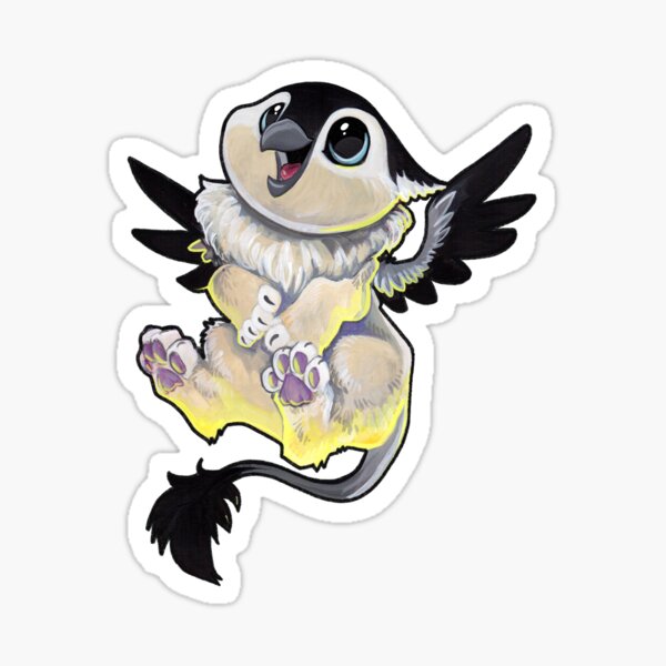 Item preview, Chickadee griffin  designed and sold by ArtOfBianca.