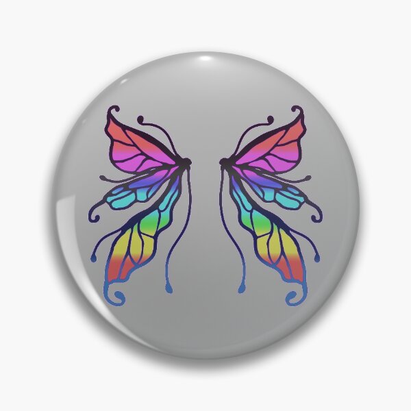 Item preview, Royal Faerie Wings you can wear!!!! (Stormy Rainbow) designed and sold by foxandtigersden.