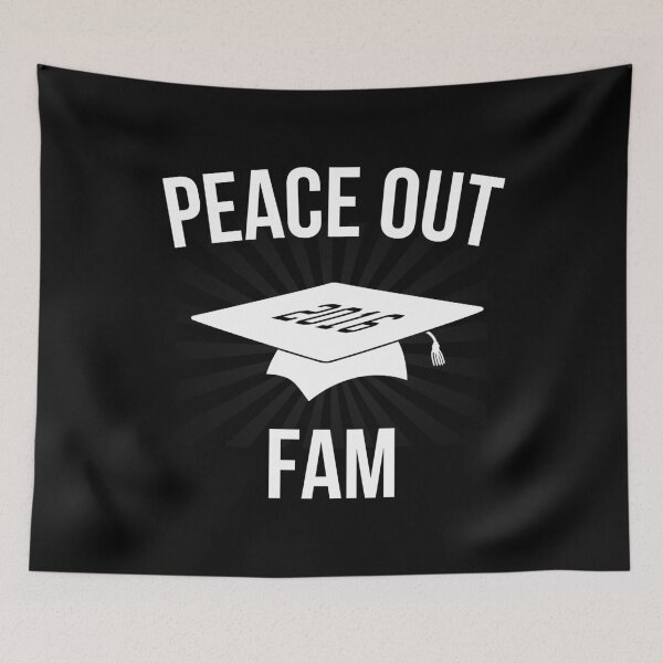 Item preview, Peace Out Fam Funny Graduation designed and sold by flippinsg.