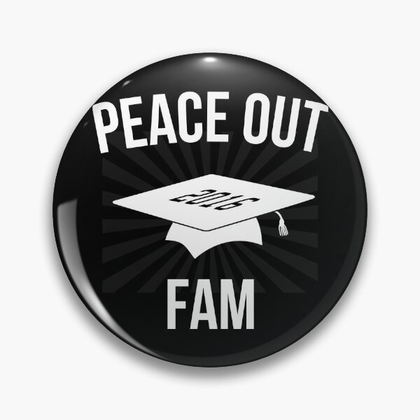 Item preview, Peace Out Fam Funny Graduation designed and sold by flippinsg.