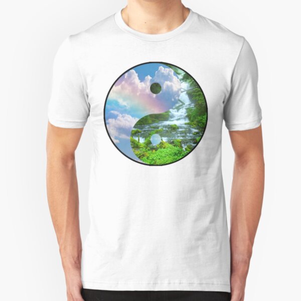 Nature Yin Yang Slim Fit T-Shirt