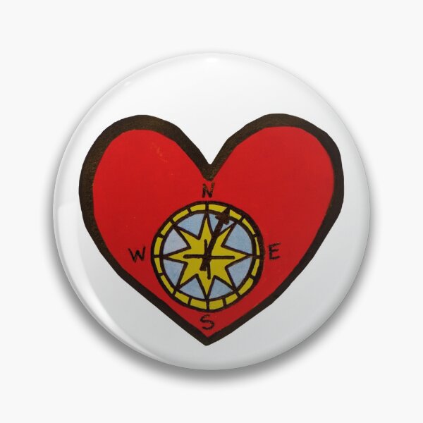 Item preview, Heart Compass designed and sold by JonasArtStudio.