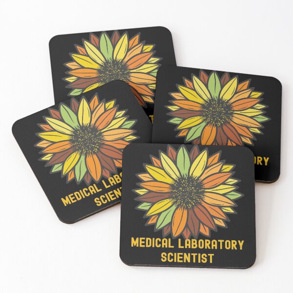 Item preview, MEDICAL LABORATORY SCIENTIST RETRO COLORED SUNFLOWER  designed and sold by Hippiesole.