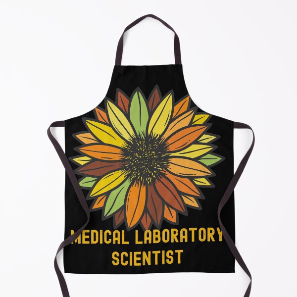 Item preview, MEDICAL LABORATORY SCIENTIST RETRO COLORED SUNFLOWER designed and sold by Hippiesole.
