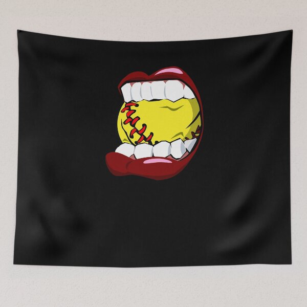 Item preview, Funny Softball Mouth designed and sold by bioville.