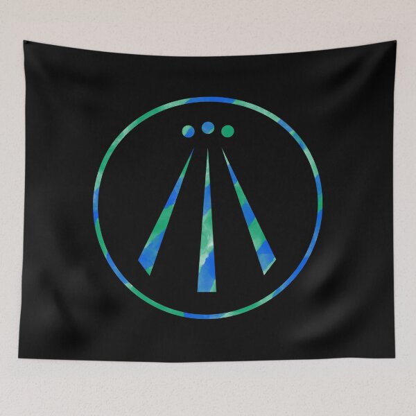 Item preview, Celtic Awen The Three Rays of Light 2 with black background designed and sold by NYXFN.
