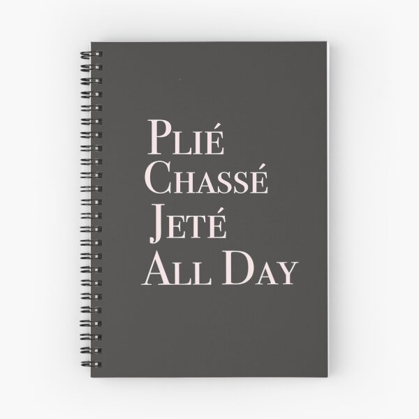 Item preview, Plie Chasse Jete All Day Dance/Ballet sticker in Pink designed and sold by ArtistrybyNat.