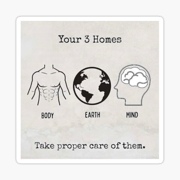 Your 3 Homes Sticker