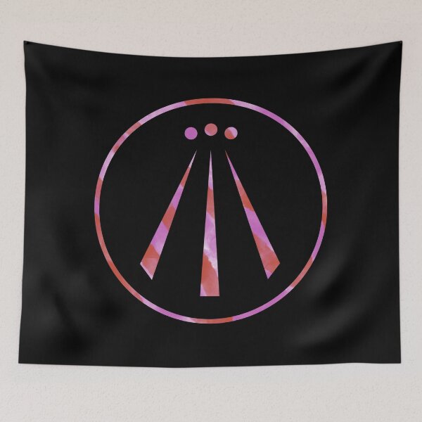 Item preview, Celtic Awen The Three Rays of Light 5 with black background designed and sold by NYXFN.