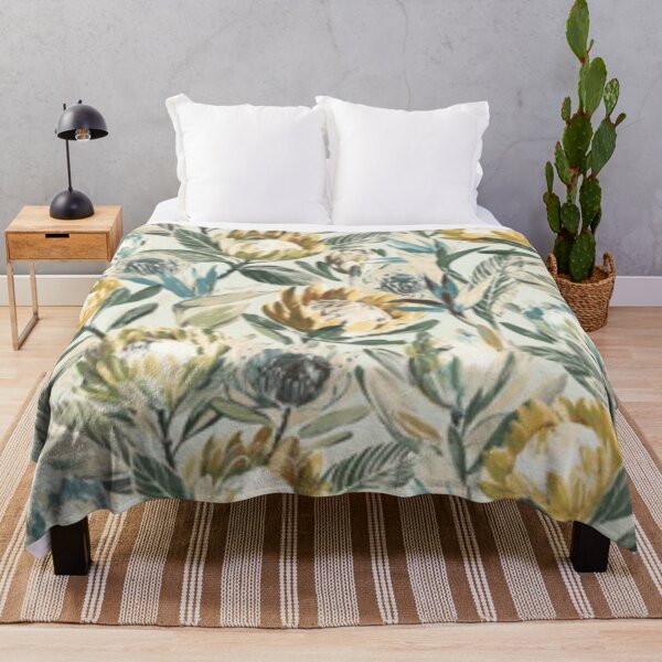 Item preview, Beautiful Yellow Protea Flower Pattern designed and sold by africanvisuals.