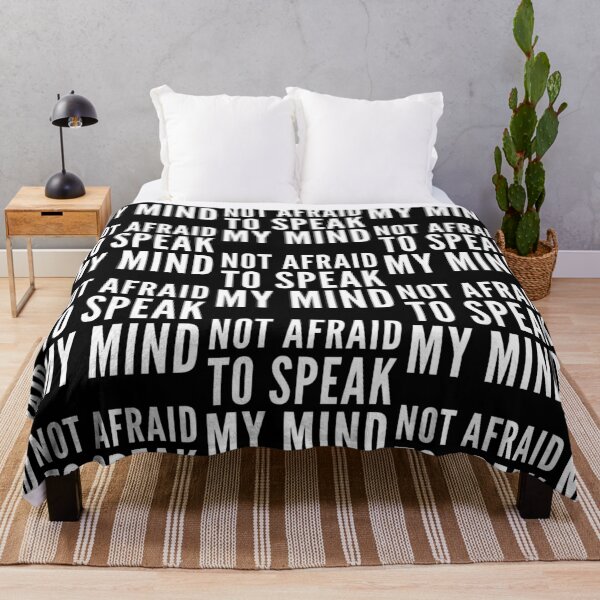Item preview, Not Afraid To Speak My Mind - Express Your Political Views designed and sold by TheBestMedicine.