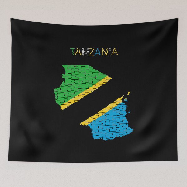 Item preview, Tanzania Flag - Art design designed and sold by AndiHK.