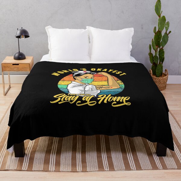 Item preview, World's Okayest Nurse, Cute Nurses Quotes Stay at Home Gifts designed and sold by PrintOfi.
