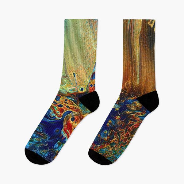Item preview, Fantasy floral abstract digital painting designed and sold by blackhalt.