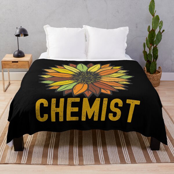 Artikelvorschau, CHEMIE Chemiewissenschaftler RETRO-FARBIGE SONNENBLUME entworfen und verkauft von Hippiesole.