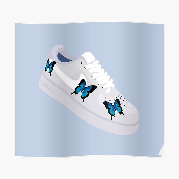 Custom Air Force 1 Pastel Butterfly  Cute sneakers, Cute nike shoes,  Preppy shoes