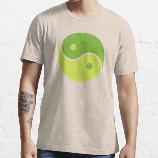 Green Yin Yang Essential T-Shirt