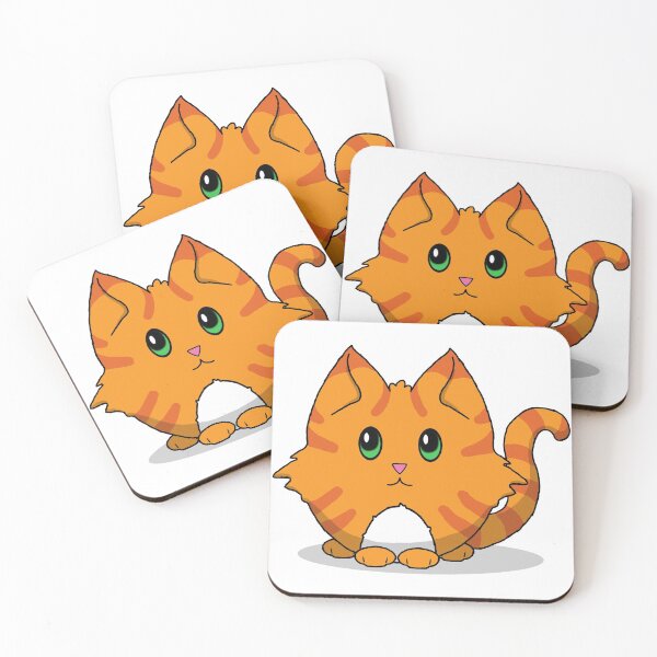 Item preview, Cute n Fluffy - Orange Tabby Kitty designed and sold by Katrina Montgomery.