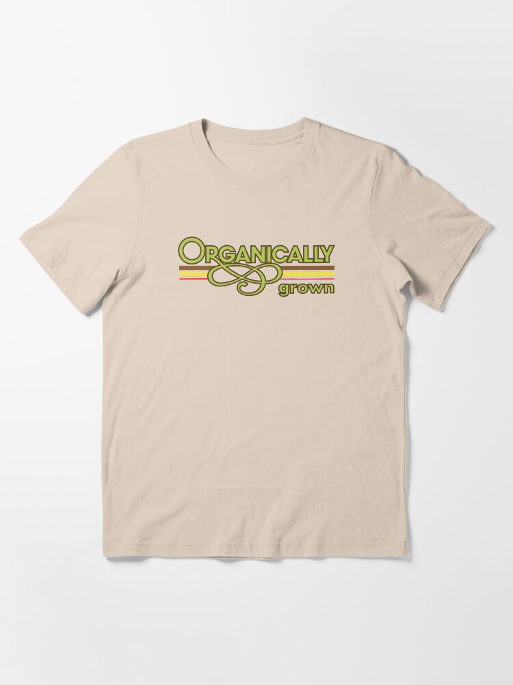 Alternate view of Organically Grown Vegetarian Vegan Essential T-Shirt