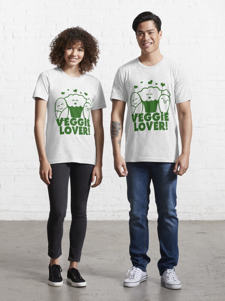 Thumbnail 1 of 7, Essential T-Shirt, Vegan Veggie Lover designed and sold by mindofpeace.