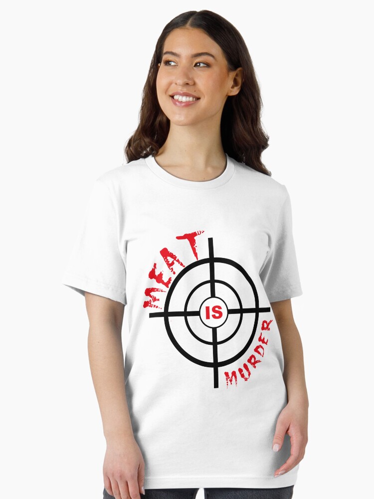 Thumbnail 1 of 7, Essential T-Shirt, Meat Is Murder designed and sold by mindofpeace.