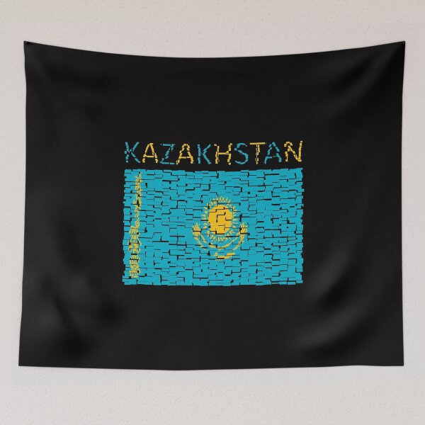Item preview, Kazakhstan Flag - Art design designed and sold by AndiHK.