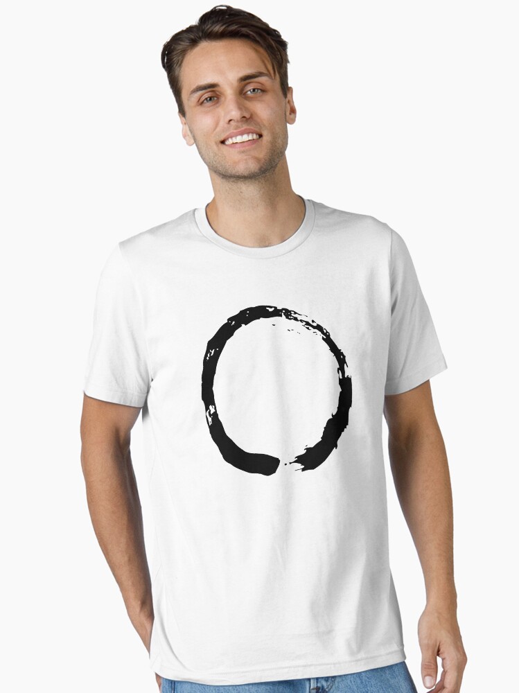 Thumbnail 2 of 7, Essential T-Shirt, Zen Buddhist Enso Symbol designed and sold by mindofpeace.