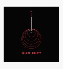 Volume Boost Photographic Print