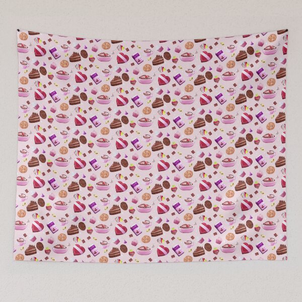 Item preview, Chocoholic Pattern-Pink designed and sold by PocketShadow.
