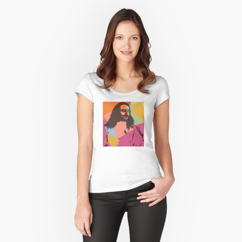 Item preview, Fitted Scoop T-Shirt designed and sold by mindofpeace.
