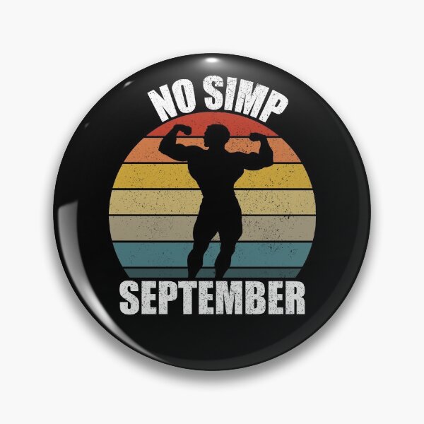 Item preview, No Simp September Retro Sunset designed and sold by RandomStuffShop.