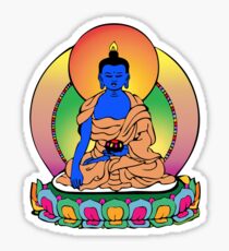 Buddhist Blue Buddha Sticker