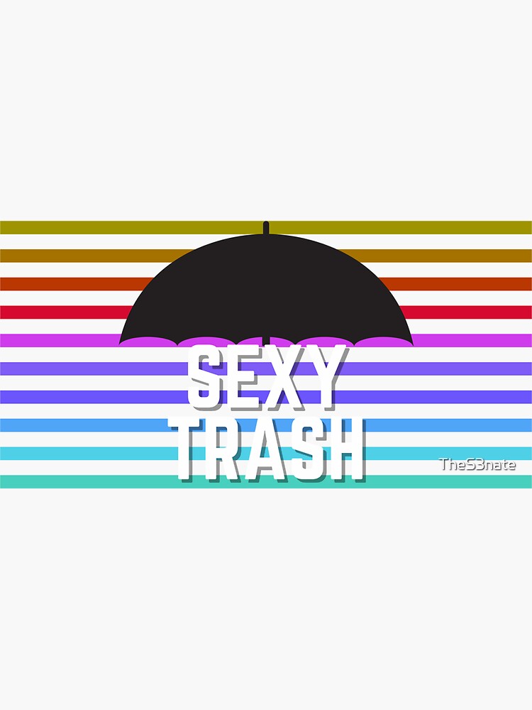 Sexy Trash Umbrella Academy Design Sticker For Sale By Thes3nate