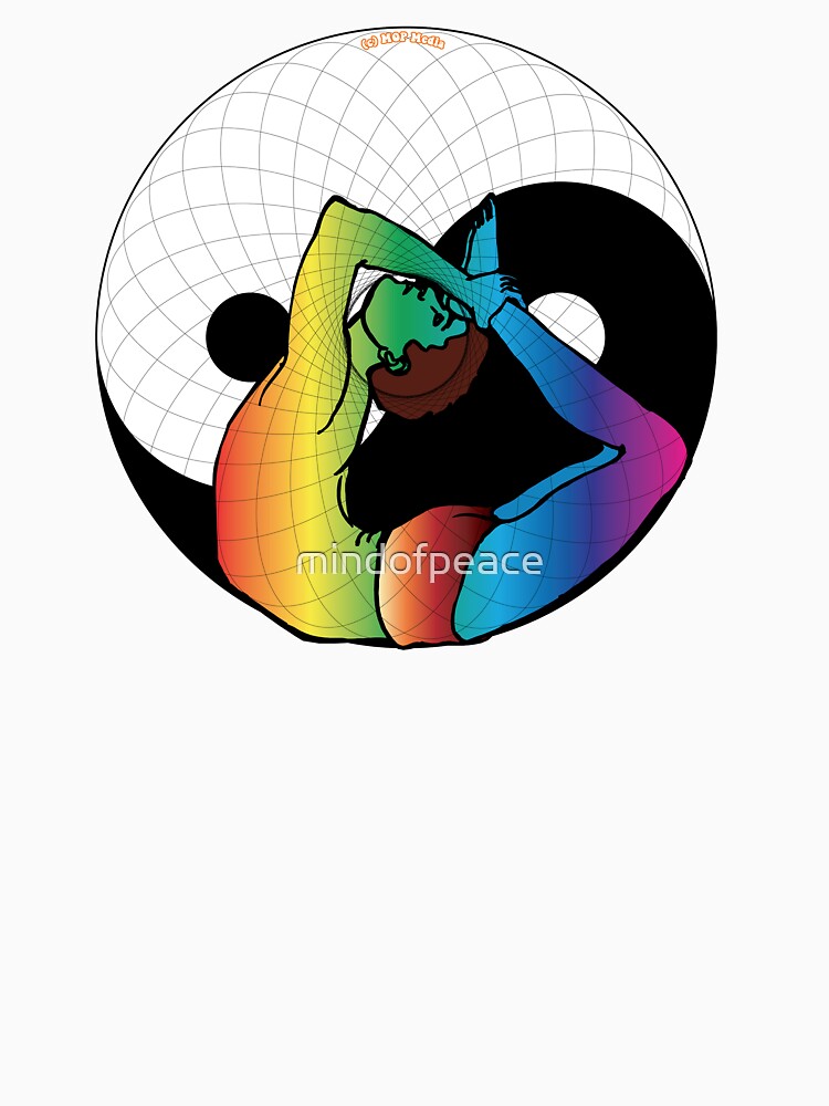 Artwork view, Yin Yang Yoga designed and sold by mindofpeace