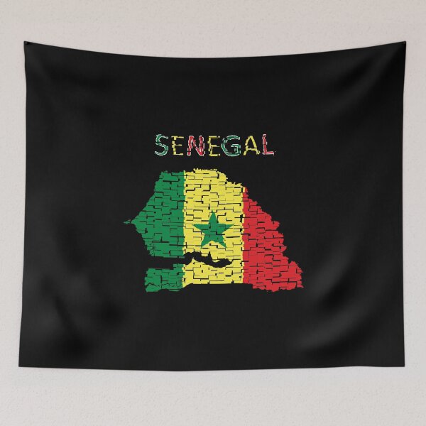 Item preview, Senegal Flag - Art design designed and sold by AndiHK.