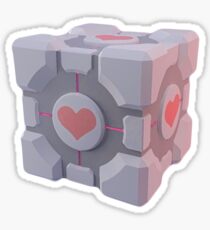 Pegatina Portal Companion Cube