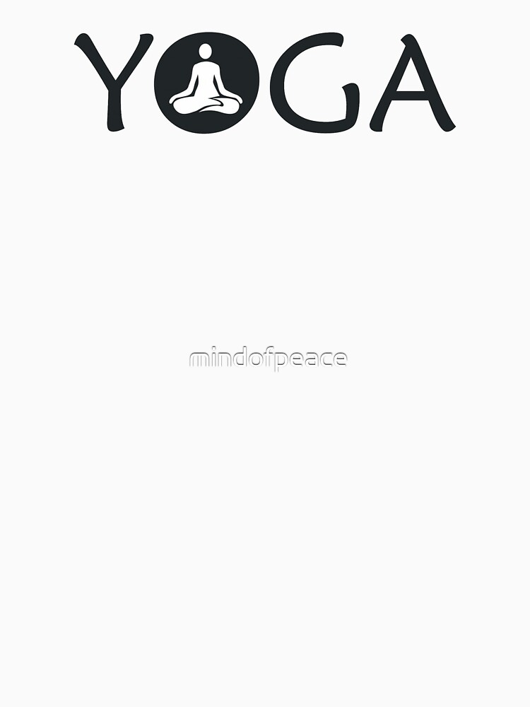 Artwork view, Yoga Meditate designed and sold by mindofpeace
