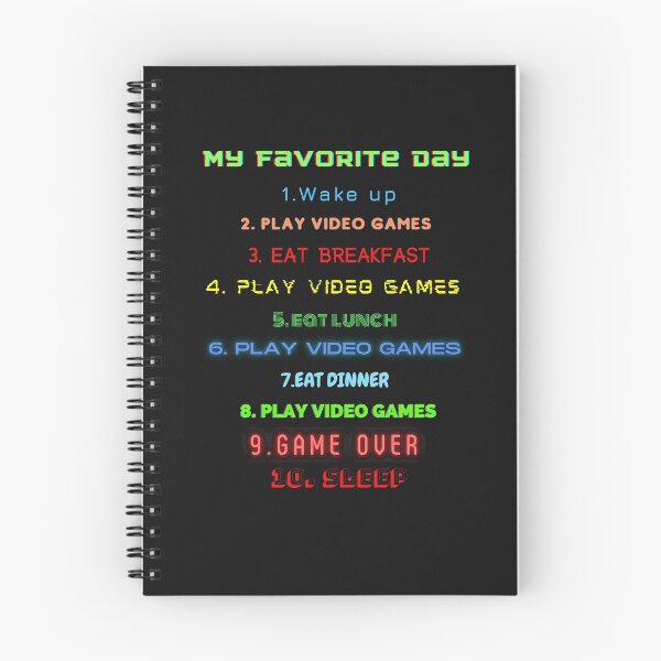 Item preview, My Favorite Day Video Gaming, Eat, Sleep, and Play Video Games designed and sold by Farprintod.