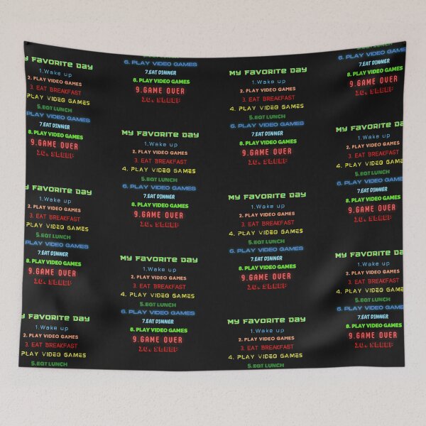 Item preview, My Favorite Day Video Gaming, Eat, Sleep, and Play Video Games designed and sold by Farprintod.