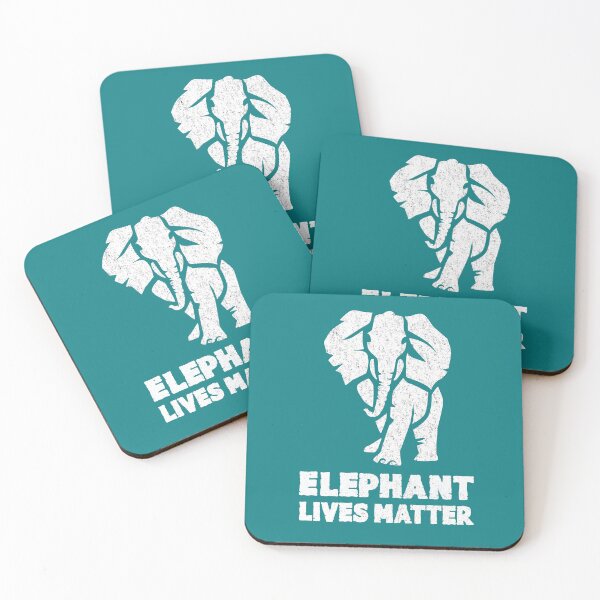 Item preview, Elephant Lives Matter designed and sold by scrolla.
