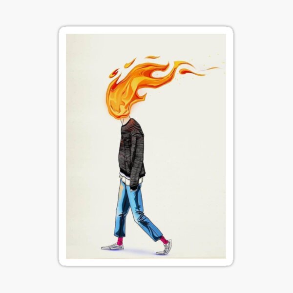 Fire Sticker