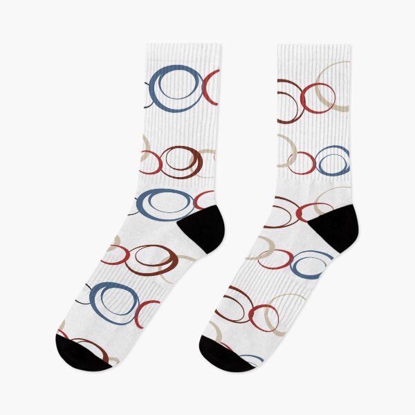 Item preview, Red and blue circles designed and sold by flamendes.