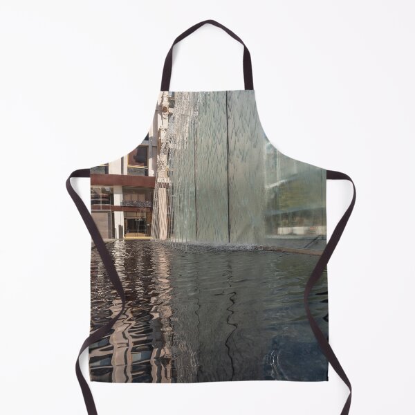Item preview, Modern fountain with water splashes on a huge glass window designed and sold by brambillasimone.