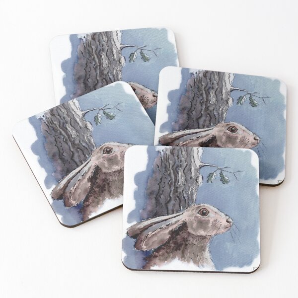 Item preview, Hare stared out into the darkness designed and sold by Sophie Shaw.