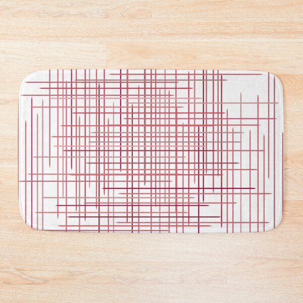 Item preview, Thin Pink Lines Staggered Crosshatch designed and sold by PSCSCo.