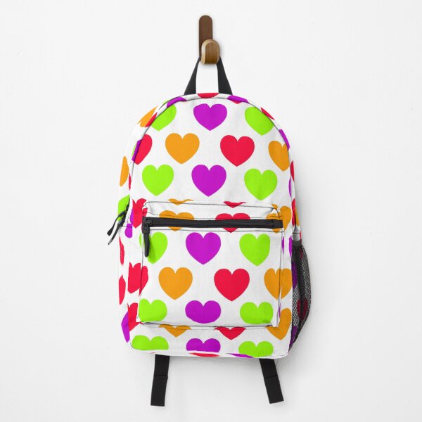 Item preview, Heart pattern in color, red, green, orange, mauve designed and sold by Stéphane Thirion.
