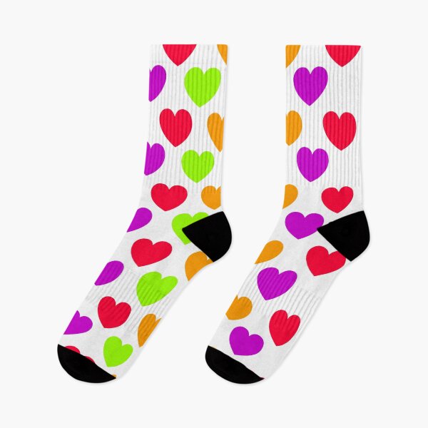 Item preview, Heart pattern in color, red, green, orange, mauve designed and sold by Stéphane  Thirion.