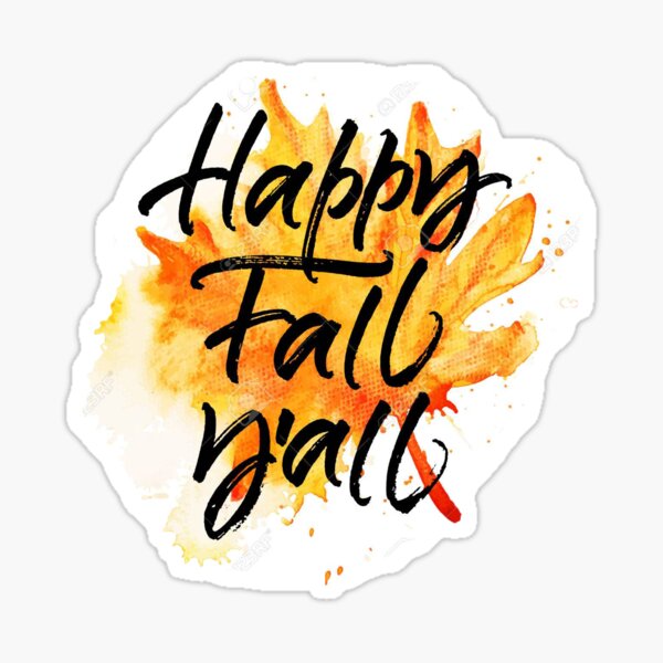 Item preview, Happy Fall Y'all designed and sold by ClassicLemonade.