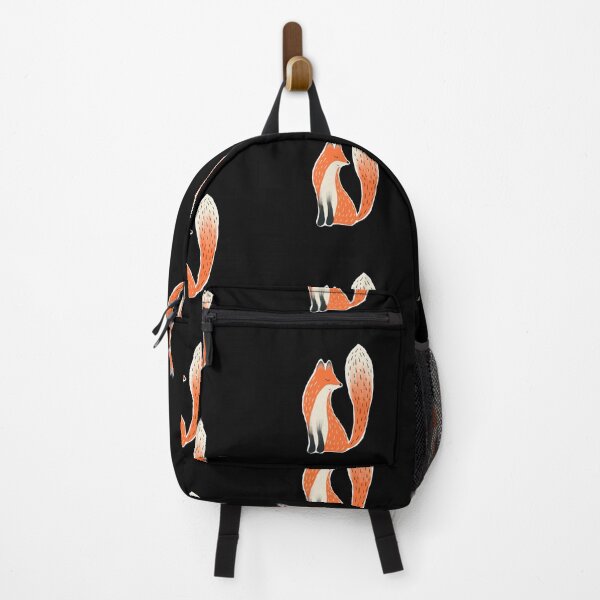 Item preview, Folk Fox true black background designed and sold by Hejamieson Designs.