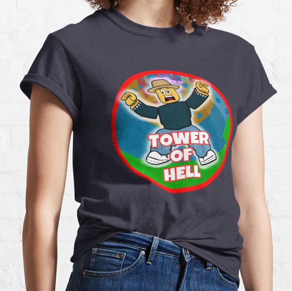 Tower Of Hell Gifts Merchandise Redbubble - escape pizza obby roblox roblox hack tower of hell